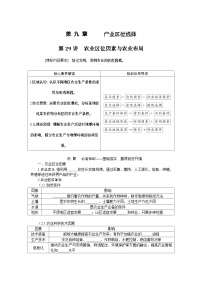 第29讲　农业区位因素与农业布局