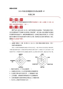 信息必刷卷05-2023年高考地理考前信息必刷卷（全国乙卷）（Word版附解析）