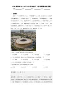 2022-2023学年山东省德州市高三上学期期末地理试题（解析版）