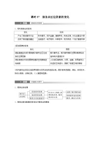2023年高考地理一轮复习（新人教版） 第2部分 第3章 第3讲 课时57　服务业区位因素的变化 (含详解)