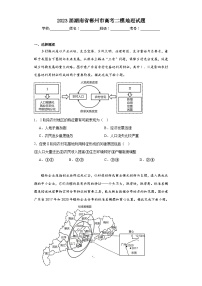 2023届湖南省郴州市高考二模地理试题（含解析）