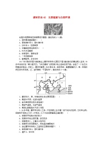 2024版新教材高考地理全程一轮总复习课时作业40主要植被与自然环境湘教版