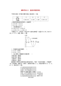 2024版新教材高考地理全程一轮总复习课时作业13昼夜长短的变化新人教版