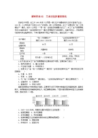 2024版新教材高考地理全程一轮总复习课时作业61工业区位因素的变化新人教版