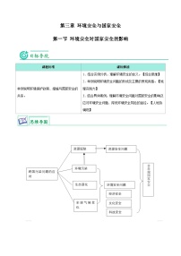 高中地理人教版 (2019)选择性必修3 资源、环境与国家安全第一节 环境安全对国家安全的影响精品课后练习题