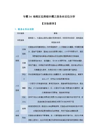 专题34 地理区位类综合题之服务业区位分析（解析版）-备战2021届高考地理二轮复习题型专练