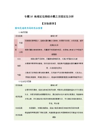 专题35 地理区位类综合题之交通区位分析（解析版）-备战2021届高考地理二轮复习题型专练