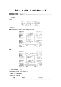 （人教版）新高考地理一轮复习课时精品学案 第1部分　第3章　第1讲　课时13　热力环流　大气的水平运动——风（含解析）