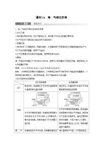 （人教版）新高考地理一轮复习课时精品学案 第1部分　第4章　课时24　海—气相互作用（含解析）