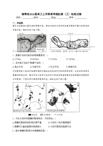 海南省2024届高三上学期高考模拟卷（三）地理试卷(含答案)