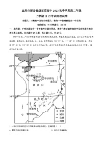 2024宜昌部分省级示范高中高二上学期11月月考地理试卷含解析