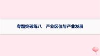 适用于新高考新教材2024版高考地理二轮复习专题突破练8产业区位与产业发展课件