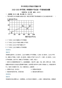 海南省华中师范大学琼中附属中学2022-2023学年高一下学期期中地理试题（解析版）