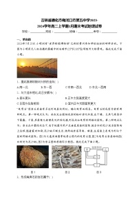 吉林省通化市梅河口市第五中学2023-2024学年高二上学期1月期末考试地理试卷(含答案)