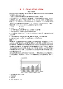 高中地理人教版 (2019)选择性必修3 资源、环境与国家安全第一节 环境安全对国家安全的影响课堂检测