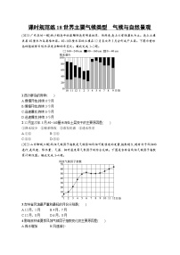 高考总复习优化设计一轮用书地理配人教版(适用于新高考新教材)word课时规范练18世界主要气候类型　气候与自然景观