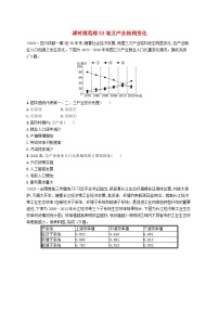 备战2025届高考地理一轮总复习课时规范练53地区产业结构变化