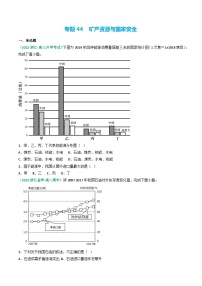 专题44 矿产资源与国家安全（精选练习）-备战高考地理一轮复习全考点精讲练（浙江专用）