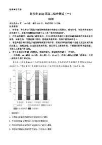 广东省韶关市2024届高三一模地理试题（原卷版+解析版）