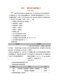 2025版高考地理一轮总复习考点突破训练题第1部分自然地理第二章宇宙中的地球第三讲地球自转及其地理意义考点一地球自转与地转偏向力