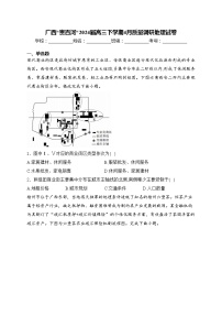 广西“贵百河“2024届高三下学期4月质量调研地理试卷(含答案)