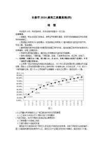 2024届吉林省长春市高三下学期质量监测（四）地理试题