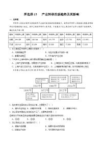 押选择15 产业转移的新趋势及其影响-2024年高考地理押题