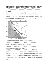 四川省宜宾市2024届高三下学期高考适应性考试（三模）地理试卷(含答案)