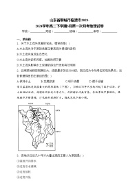 山东省聊城市临清市2023-2024学年高二下学期3月第一次月考地理试卷(含答案)