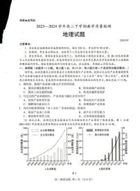 地理丨山东省菏泽市高二下学期7月期末教学质量检测地理试卷及答案