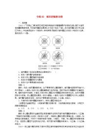 2025版高考地理一轮复习微专题小练习专练60城市的辐射功能