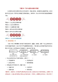 新高考专用备战2024年高考地理易错题精选专题09工业与服务业易错突破5大易错教师版