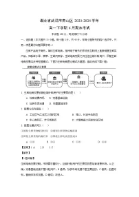 [地理][期末]湖北省武汉市青山区2023-2024学年高一下学期6月期末考试(解析版)