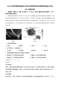 湖北省鄂东南省级示范高中教育教学改革联盟学校2024-2025学年高二上学期起点考试地理试卷（Word版附解析）