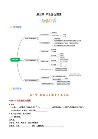 第三章 产业区位因素（考点清单）-2024-2025学年高一地理下学期期末考点大串讲（人教版2019）