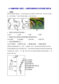 2025届高考地理一轮复习： 从圈层作用看地貌与土壤 专题练习题汇编（含答案解析）