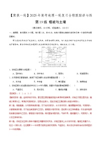 第19讲 植被与土壤（专项训练）-2025年高考地理一轮复习全程跟踪讲与练（含答案）