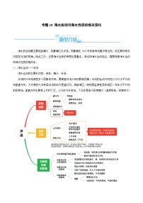 新高考地理二轮复习题型归纳与变式演练专题18 海水运动与海水性质的相关变化（2份，原卷版+解析版）