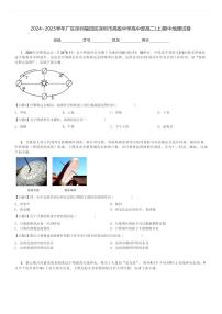 2024～2025学年广东深圳福田区深圳市高级中学高中部高二(上)期中地理试卷[原题+解析]