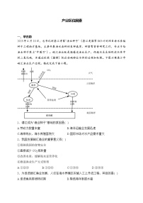 2025届高中地理一轮复习基础知识专题练： 产业区位因素