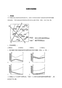 2025届高中地理一轮复习基础知识专题练： 地表形态的塑造