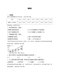 2025届高中地理一轮复习基础知识专题练： 城镇化