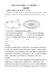 重庆市第八中学2023-2024学年高三下学期强化训练（一）地理试卷（Word版附解析）