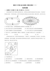 重庆第八中学2024～2025学年高三(上)11月强化训练(一)地理试卷(含答案)