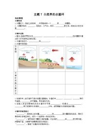 高中中图中华地图版主题7 自然界的水循环课后作业题