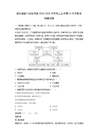 2024-2025学年湖北省新八校协作体高三(上)10月开联考地理试卷（解析版）