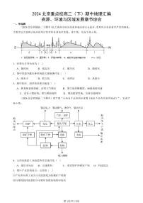 2024北京重点校高二（下）期中真题地理汇编：资源、环境与区域发展章节综合