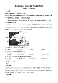 重庆市南开中学2024-2025学年高三上学期12月月考地理试卷（Word版附解析）