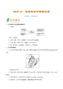 备战2025年高考地理考点一遍过学案考点49区域农业可持续发展（附解析）