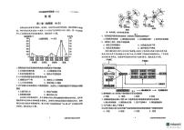 陕西省三重教育2025届高考模拟预测卷（二）地理+答案